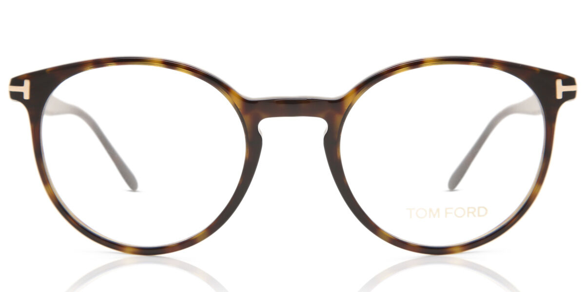 Image of Tom Ford FT5524 052 49 Tortoiseshell Męskie Okulary Korekcyjne PL