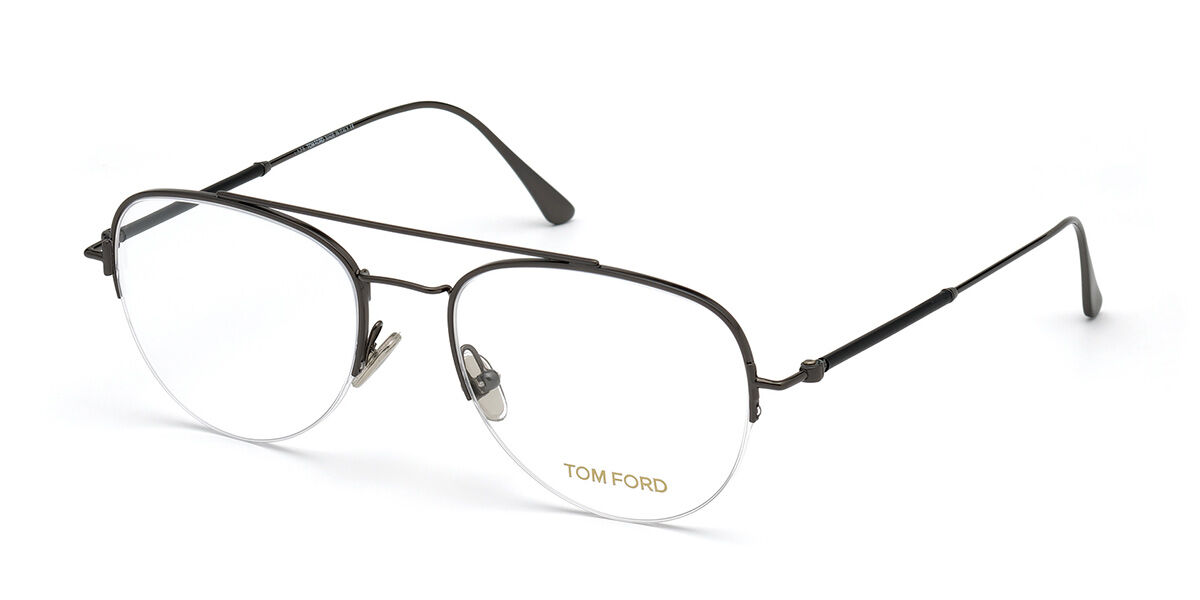 Image of Tom Ford FT5656 012 Óculos de Grau Cinzas Masculino BRLPT