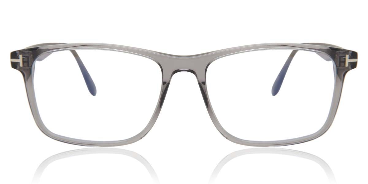 Image of Tom Ford FT5752-B Azuis-Light Block 020 Óculos de Grau Transparentes Masculino PRT