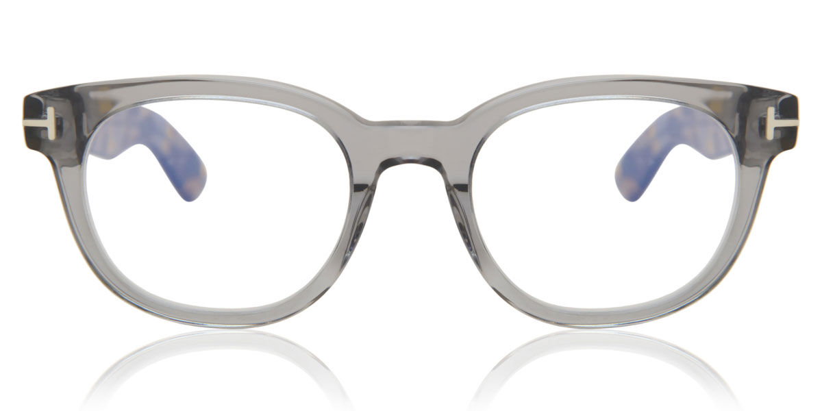 Image of Tom Ford FT5807-B Azuis-Light Block 020 Óculos de Grau Transparentes Masculino BRLPT
