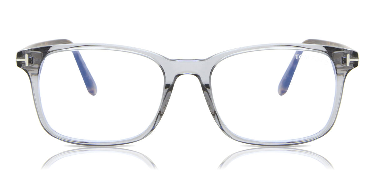 Image of Tom Ford FT5831-B Azuis-Light Block 020 Óculos de Grau Transparentes Masculino BRLPT