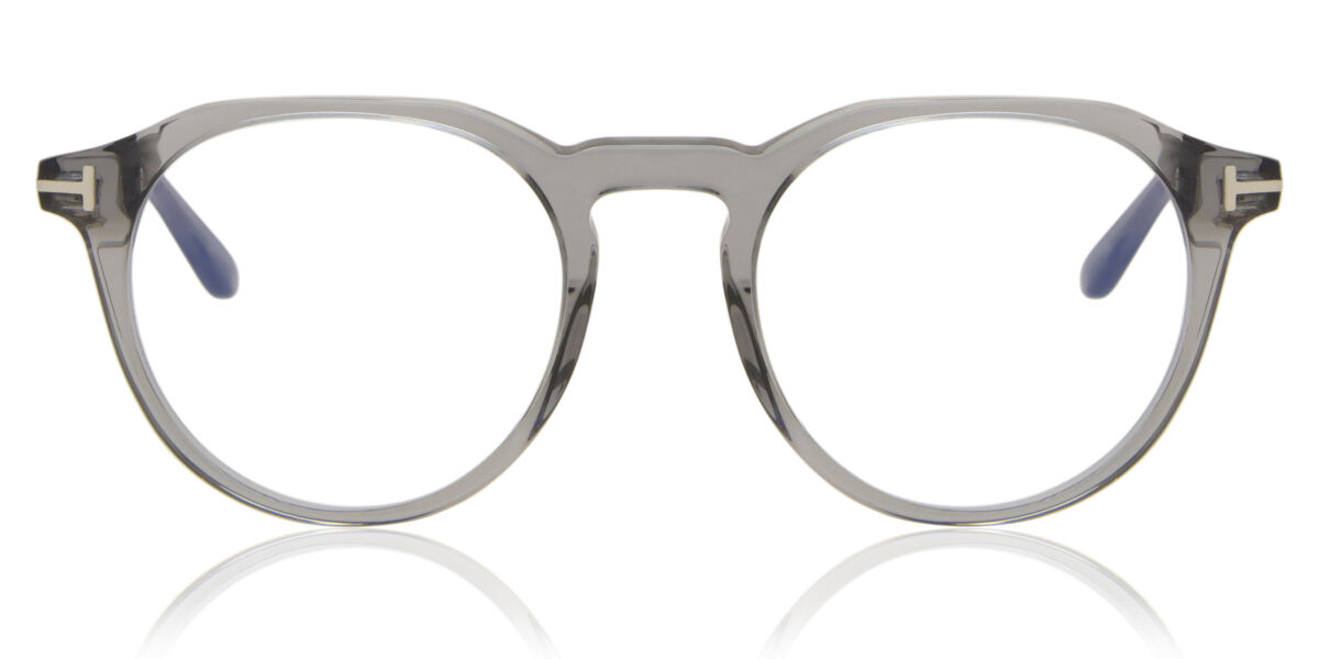 Image of Tom Ford FT5833-B Azuis-Light Block 020 Óculos de Grau Transparentes Masculino BRLPT
