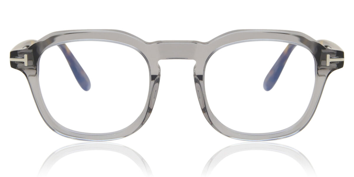 Image of Tom Ford FT5836-B Azuis-Light Block 020 Óculos de Grau Transparentes Masculino BRLPT