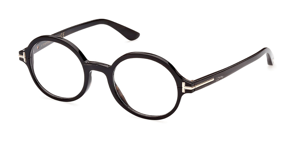 Image of Tom Ford FT5850-P 063 Óculos de Grau Pretos Masculino PRT