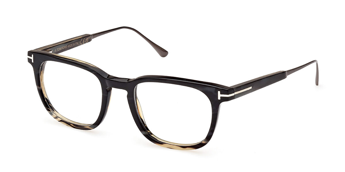 Image of Tom Ford FT5884-P 064 Óculos de Grau Marrons Masculino BRLPT