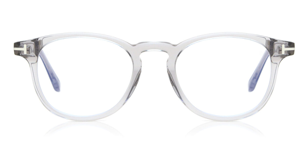 Image of Tom Ford FT5891-B Azuis-Light Block 020 Óculos de Grau Transparentes Masculino BRLPT
