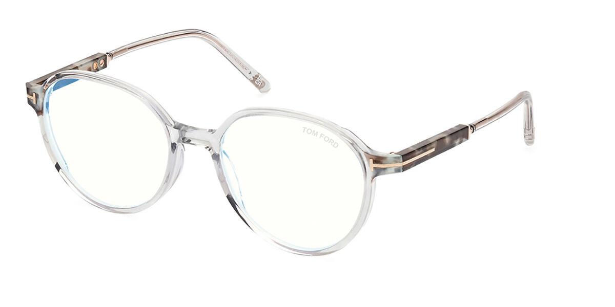 Image of Tom Ford FT5910-B Azuis-Light Block 020 Óculos de Grau Transparentes Feminino BRLPT