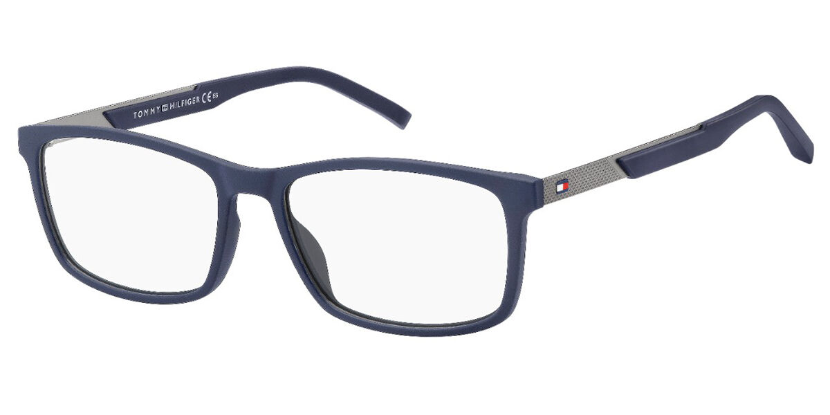 Image of Tommy Hilfiger TH 1694 PJP 55 Niebieskie Męskie Okulary Korekcyjne PL