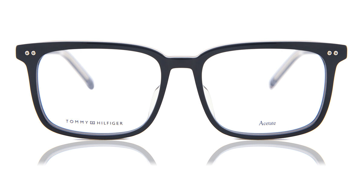 Image of Tommy Hilfiger TH 1852/F Formato Asiático PJP Óculos de Grau Azuis Masculino BRLPT