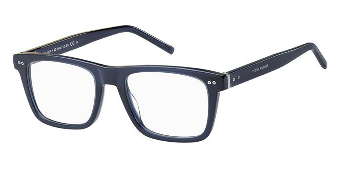 Image of Tommy Hilfiger TH 1892 PJP 52 Niebieskie Męskie Okulary Korekcyjne PL