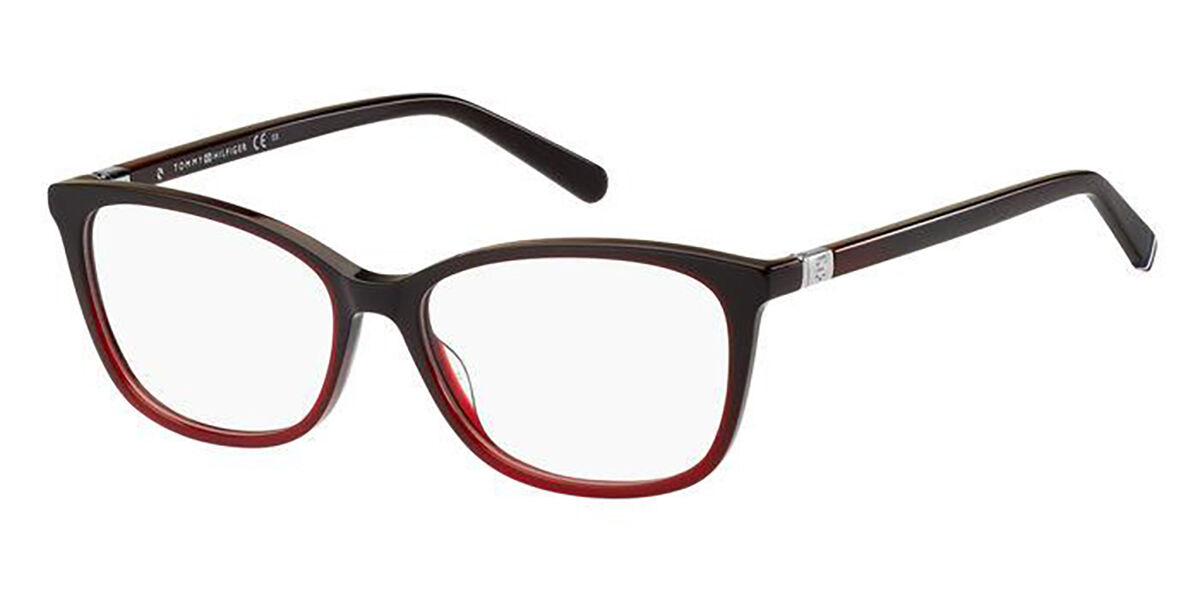 Image of Tommy Hilfiger TH 1965 C8C 54 Czerwone Damskie Okulary Korekcyjne PL