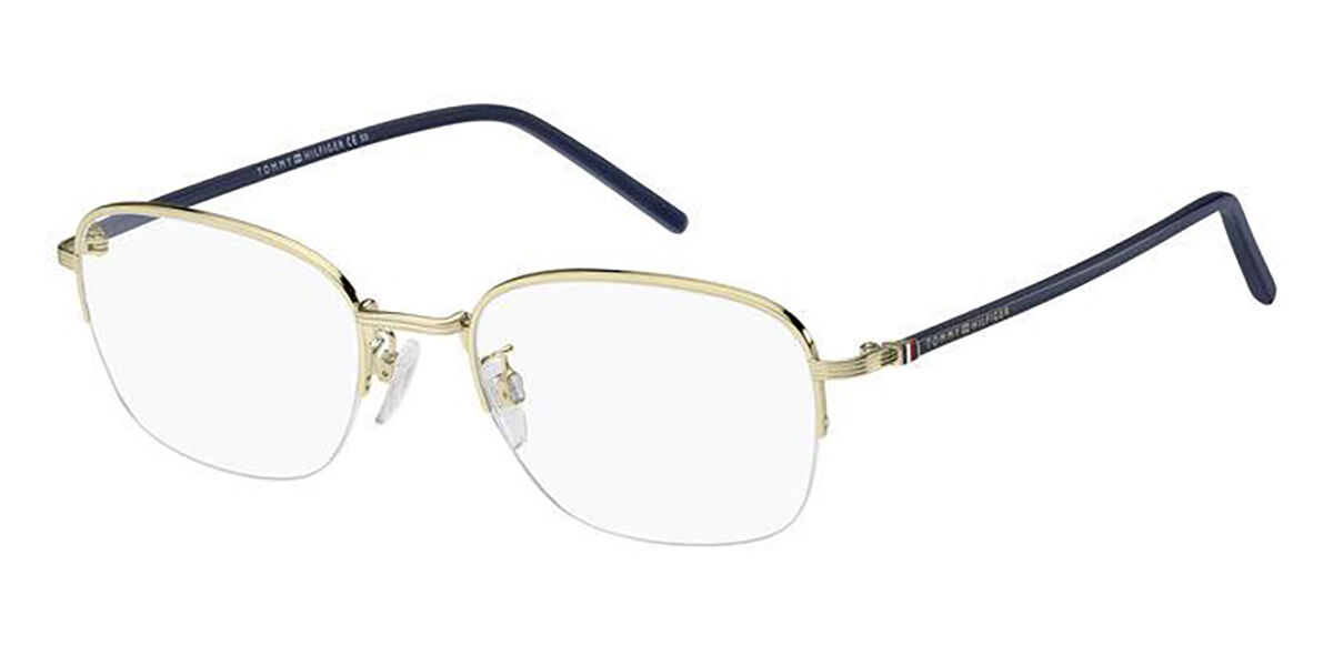 Image of Tommy Hilfiger TH 2012/F Asian Fit J5G Óculos de Grau Dourados Masculino PRT