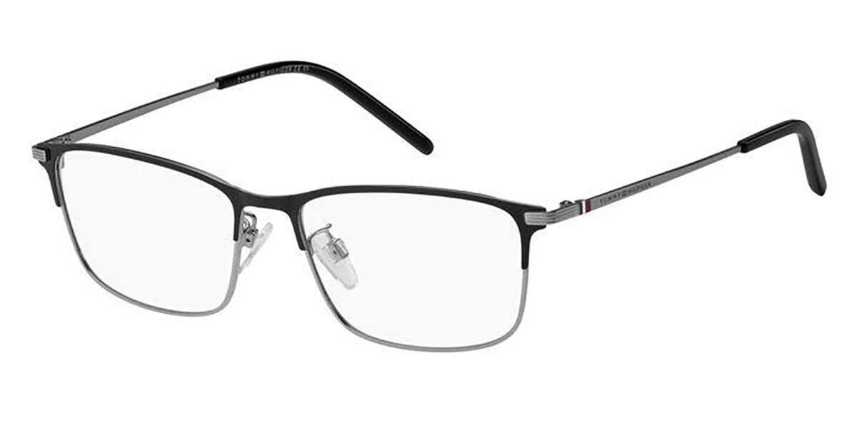 Image of Tommy Hilfiger TH 2014/F Formato Asiático 284 Óculos de Grau Pretos Masculino BRLPT