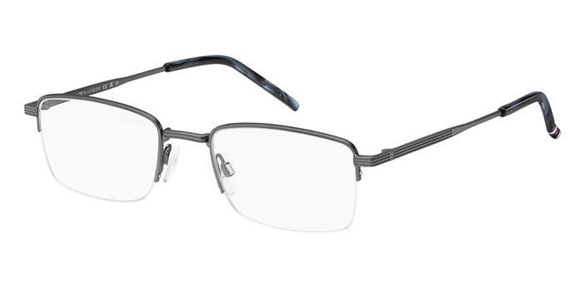 Image of Tommy Hilfiger TH 2036 R80 Óculos de Grau Prata Masculino BRLPT
