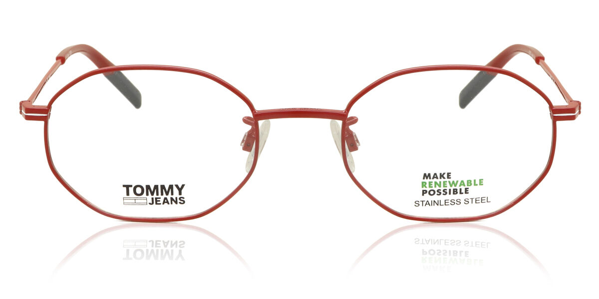 Image of Tommy Hilfiger TJ 0022 C9A Óculos de Grau Vermelhos Masculino BRLPT