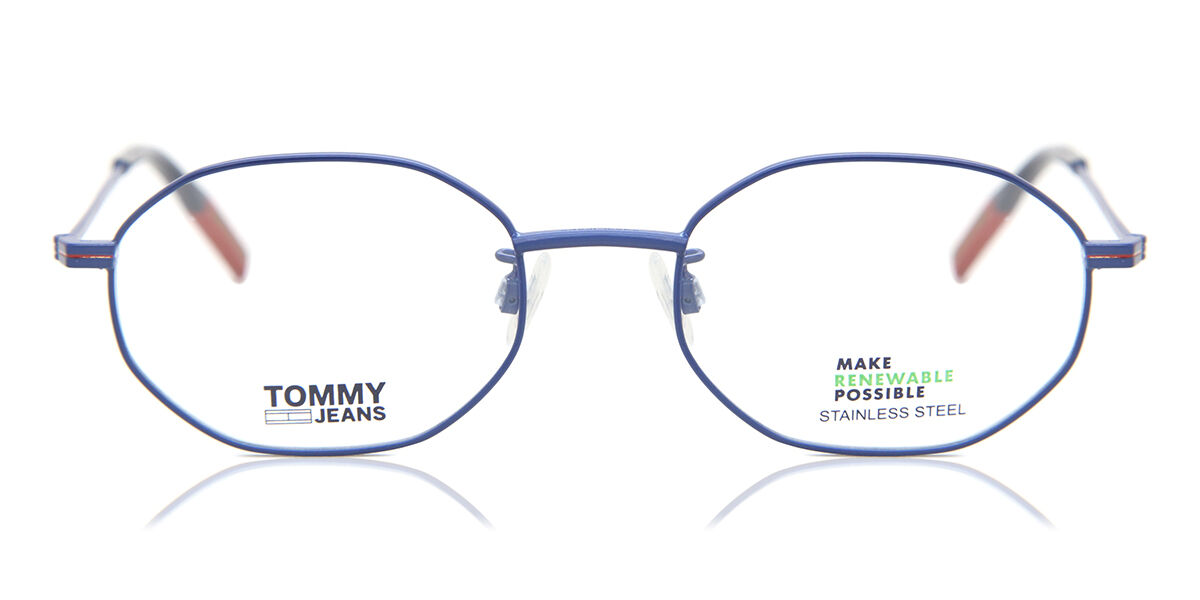 Image of Tommy Hilfiger TJ 0022 WIR Óculos de Grau Azuis Masculino BRLPT