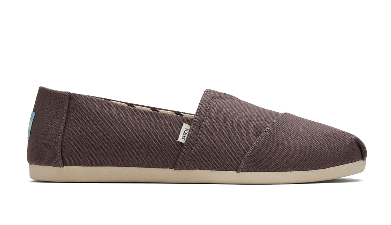 Image of Toms Alpargata Ash Recycled Cotton Canvas US