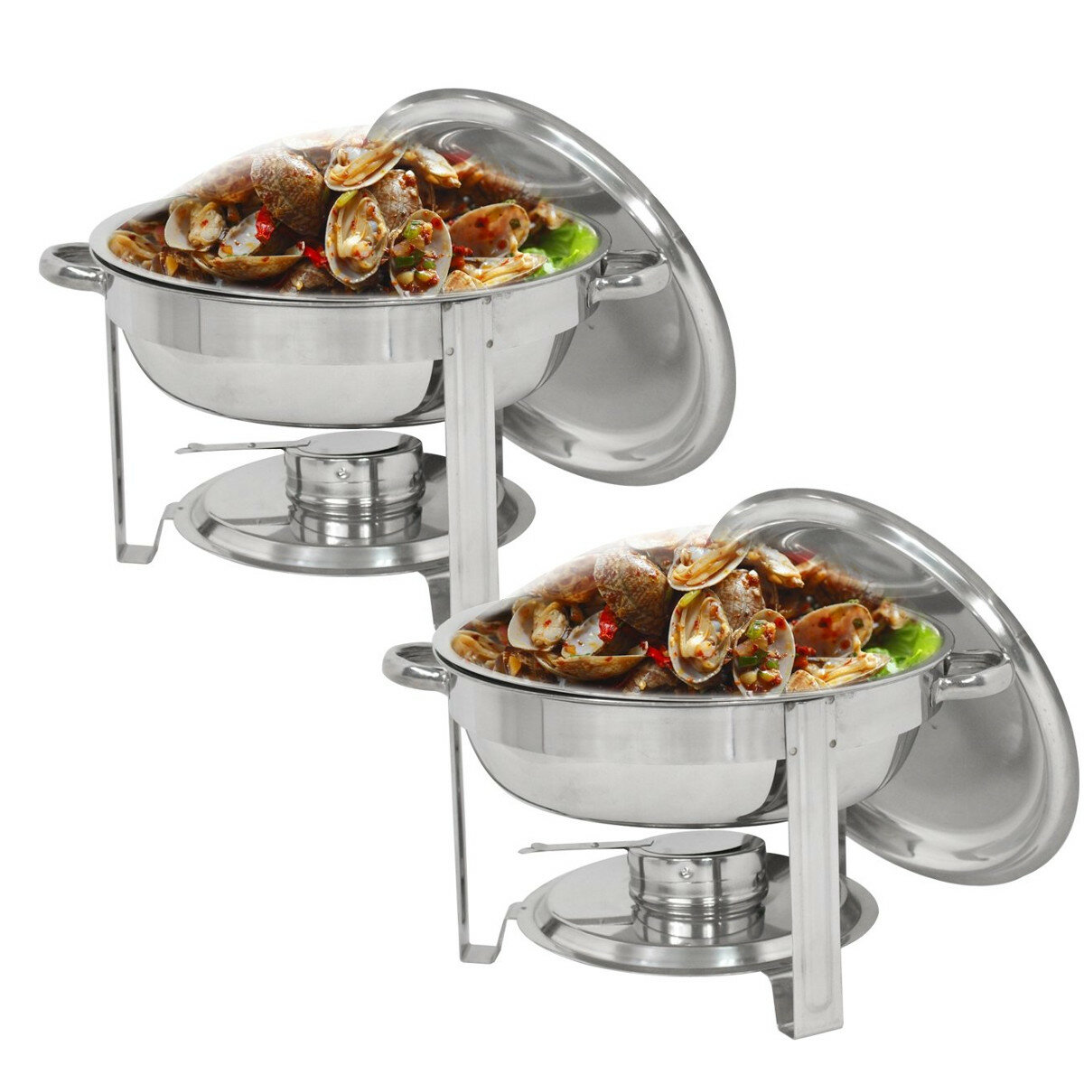 Image of Tooca 2pcs Set Stainless Steel Dining Stove 2 Pack 4 Litre Cooker