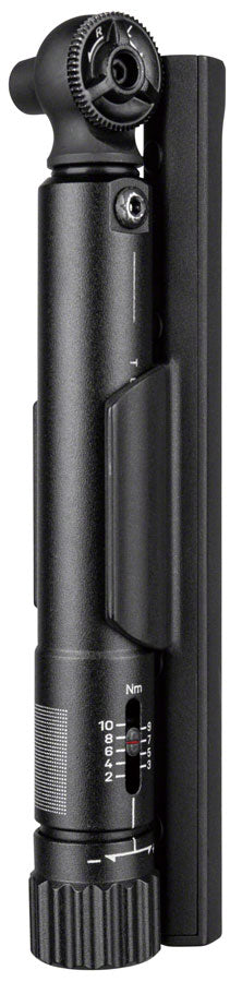 Image of Topeak Torq Stick Ratcheting Torque Wrench - Adjustable 2-10Nm Range 5 Piece Bit Set Black