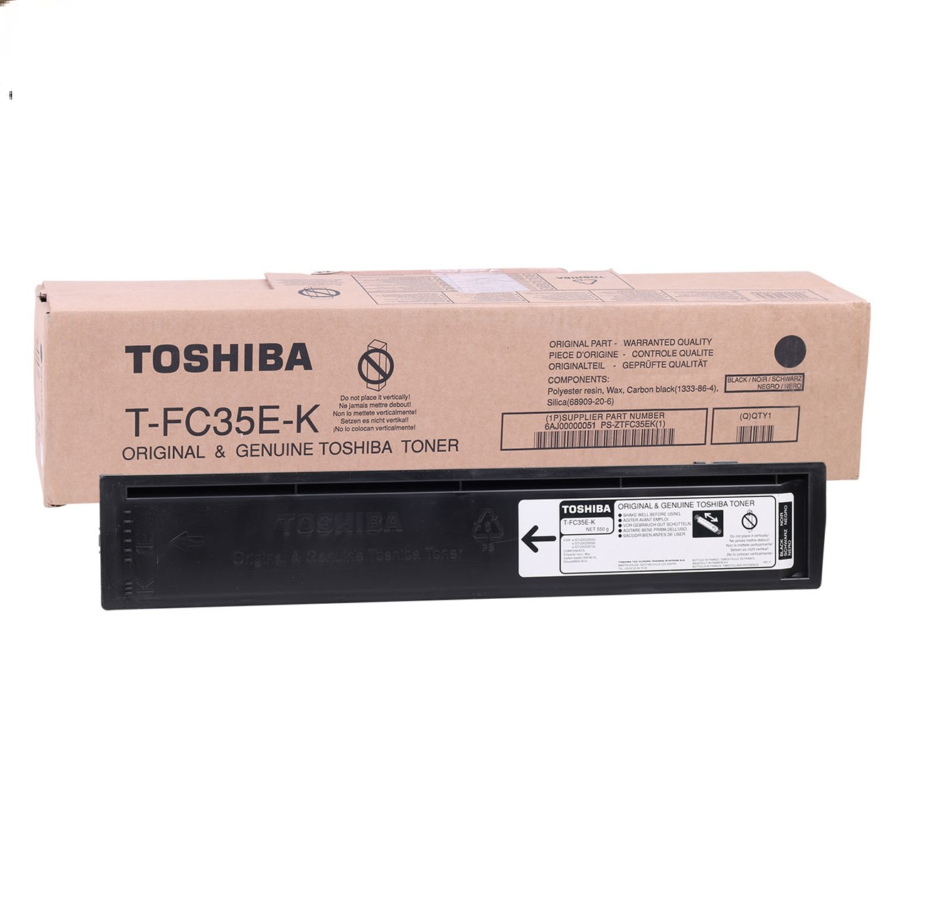 Image of Toshiba T-FC35EK  6AJ00000051 černý (black) originální toner CZ ID 334710
