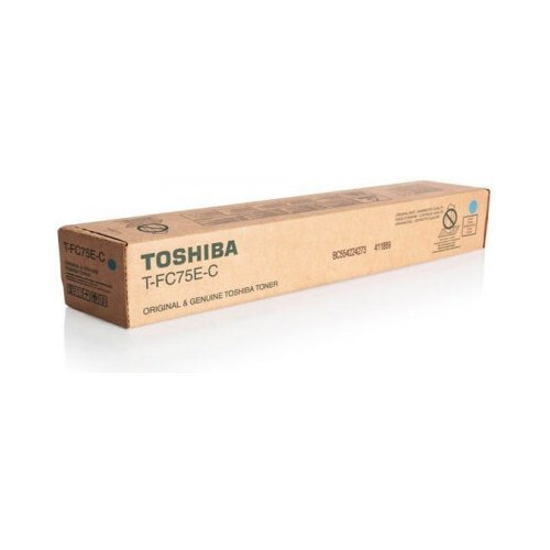 Image of Toshiba T-FC75E-C 6AK00000251 azurový (cyan) originální toner CZ ID 16840