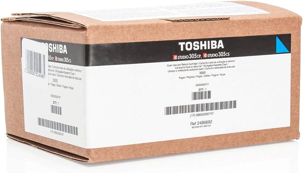 Image of Toshiba T305PCR 6B000000747 azurový (cyan) originální toner CZ ID 17475