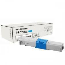 Image of Toshiba TFC26SC 6B000000557 azuriu (cyan) toner original RO ID 6903