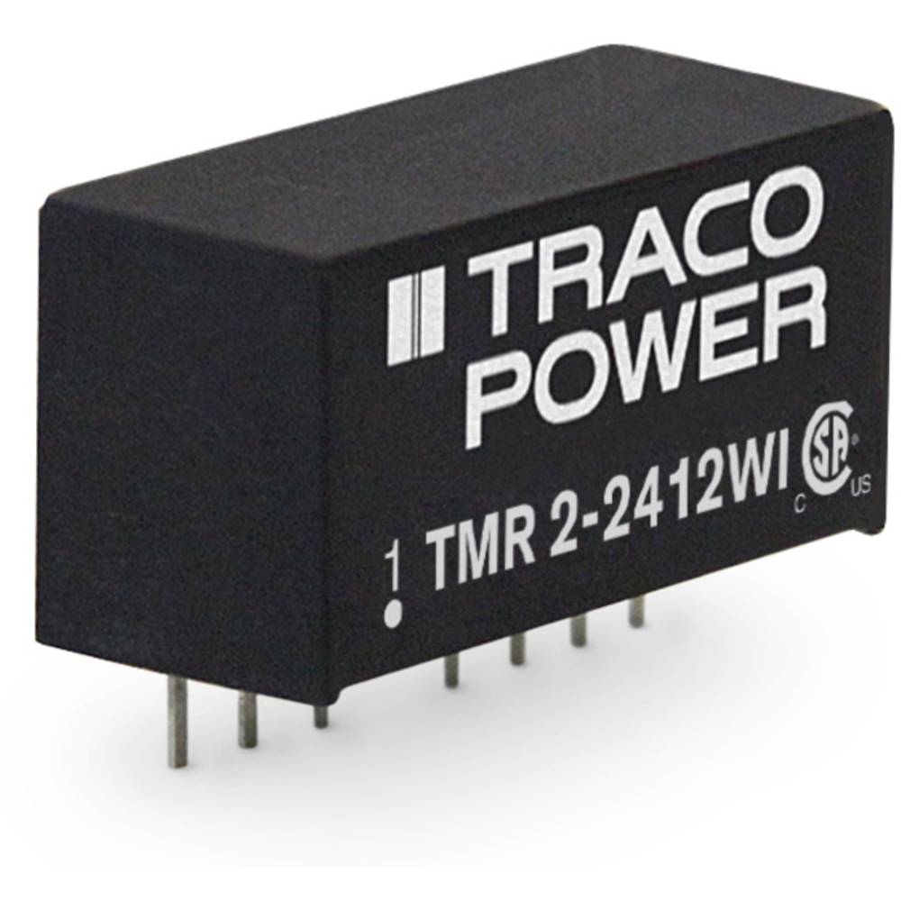 Image of TracoPower TMR 2-2423WI DC/DC converter (print) 24 V DC 15 V DC -15 V DC 65 mA 2 W No of outputs: 2 x Content 10
