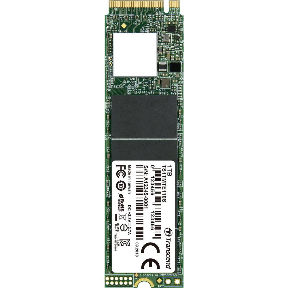 Image of Transcend 110S 1 TB NVMe/PCIe M2 internal SSD M2 NVMe PCIe 30 x4 Retail TS1TMTE110S