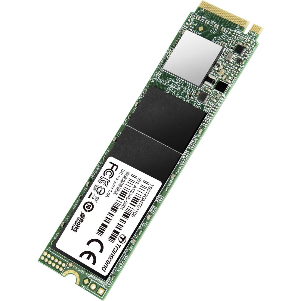 Image of Transcend 110S 512 GB NVMe/PCIe M2 internal SSD M2 NVMe PCIe 30 x4 Retail TS512GMTE110S