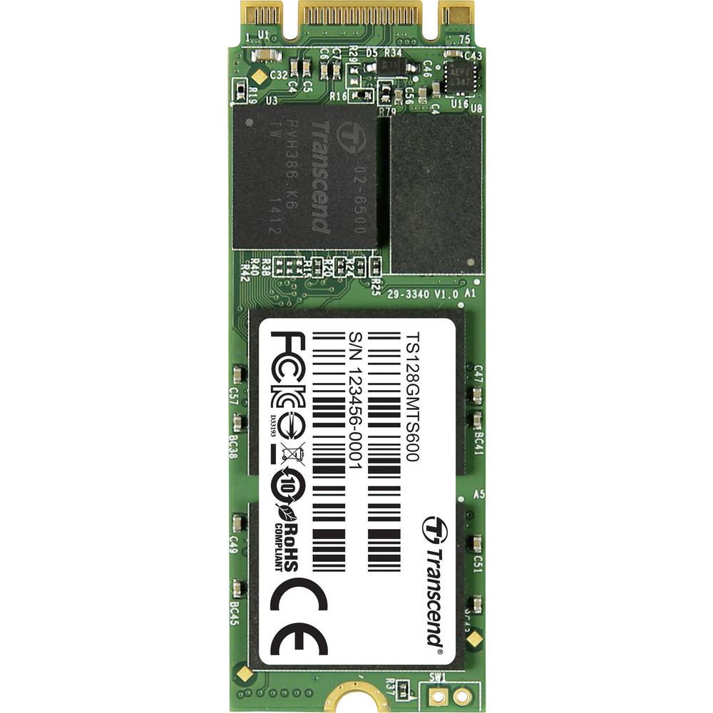 Image of Transcend 600 128 GB SATA M2 internal SSD 2260 M2 SATA 6 Gbps Industrial TS128GMTS600