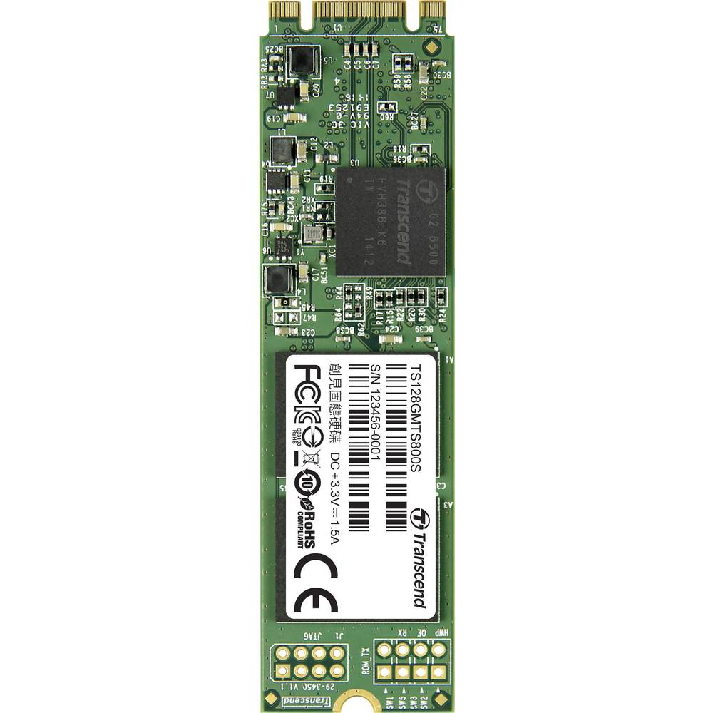Image of Transcend 800S 128 GB SATA M2 internal SSD 2280 M2 SATA 6 Gbps Retail TS128GMTS800S