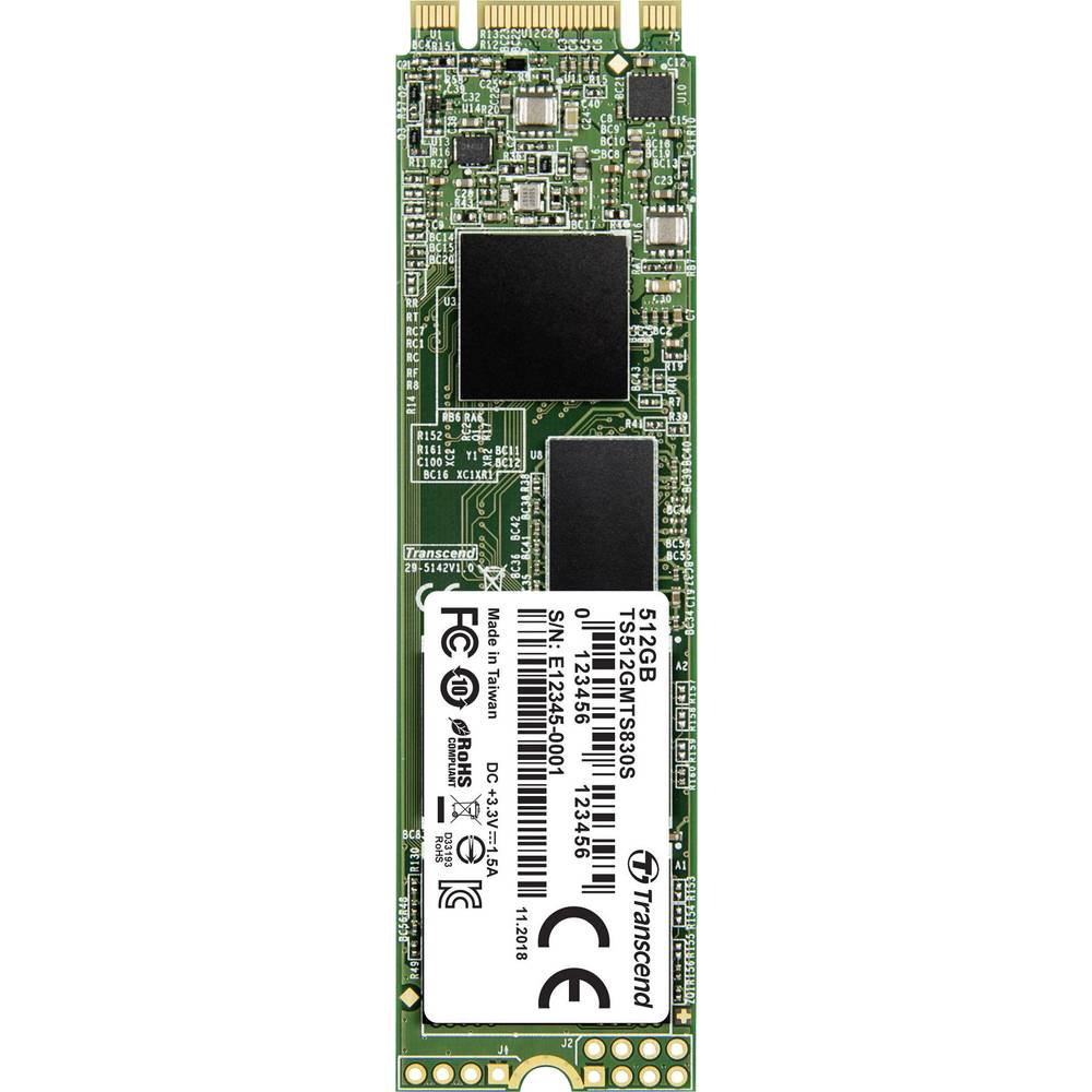 Image of Transcend 830S 512 GB SATA M2 internal SSD 2280 M2 SATA 6 Gbps Retail TS512GMTS830S