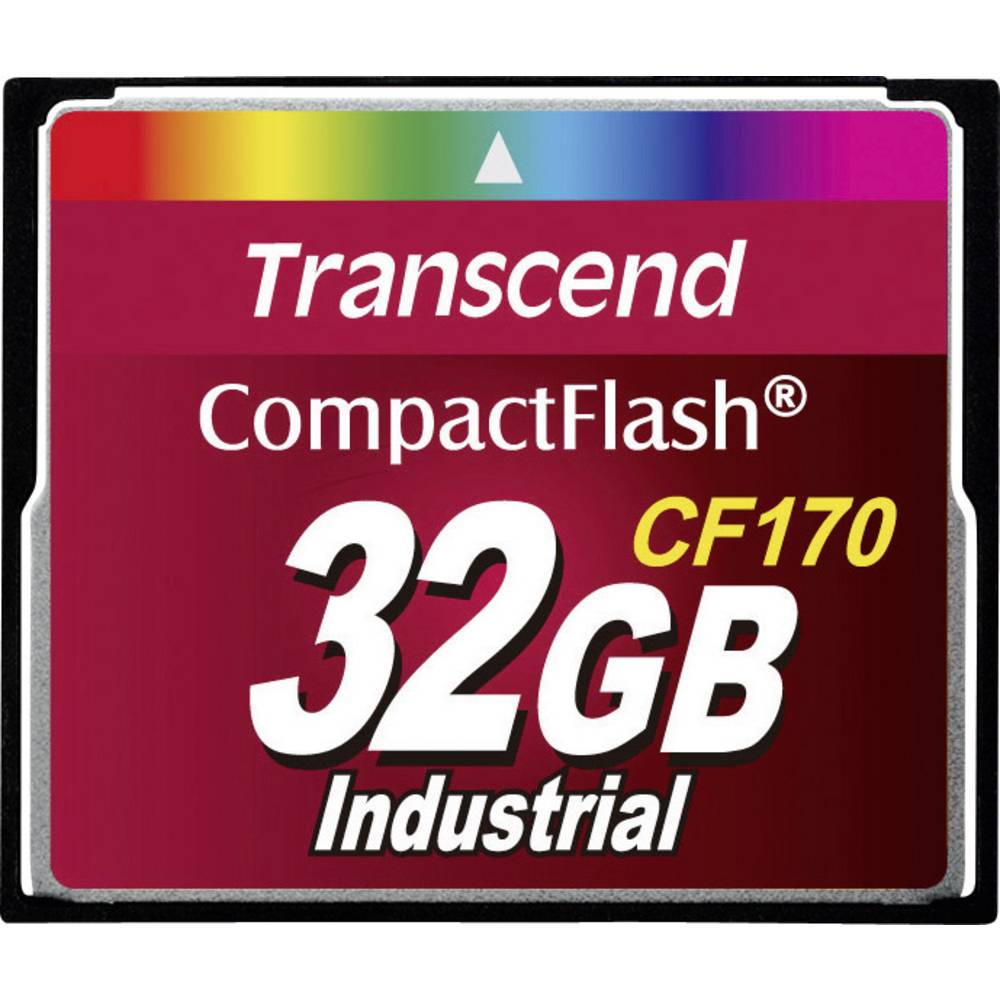 Image of Transcend CF170 Industrial CompactFlash card Industrial 32 GB