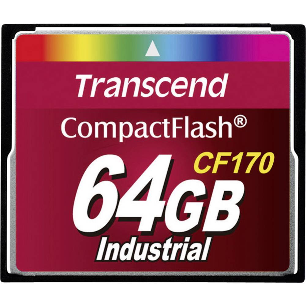 Image of Transcend CF170 Industrial CompactFlash card Industrial 64 GB