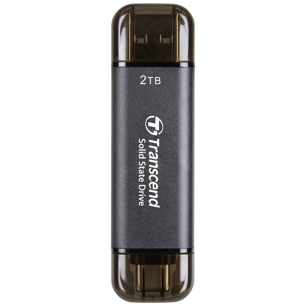 Image of Transcend ESD310C 2 TB External SSD hard drive USB 32 Gen 2 (USB 31) USB-CÂ® Black TS2TESD310C