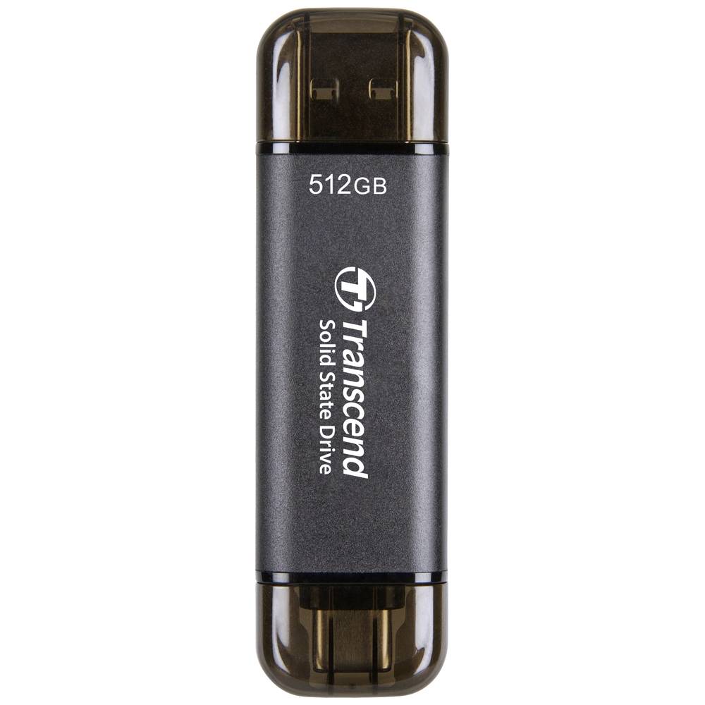 Image of Transcend ESD310C 512 GB External SSD hard drive USB 32 Gen 2 (USB 31) USB-CÂ® Black TS512GESD310C