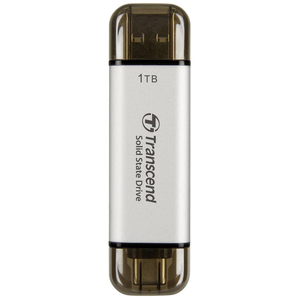 Image of Transcend ESD310S 1 TB External SSD hard drive USB 32 Gen 2 (USB 31) USB-CÂ® Silver TS1TESD310S