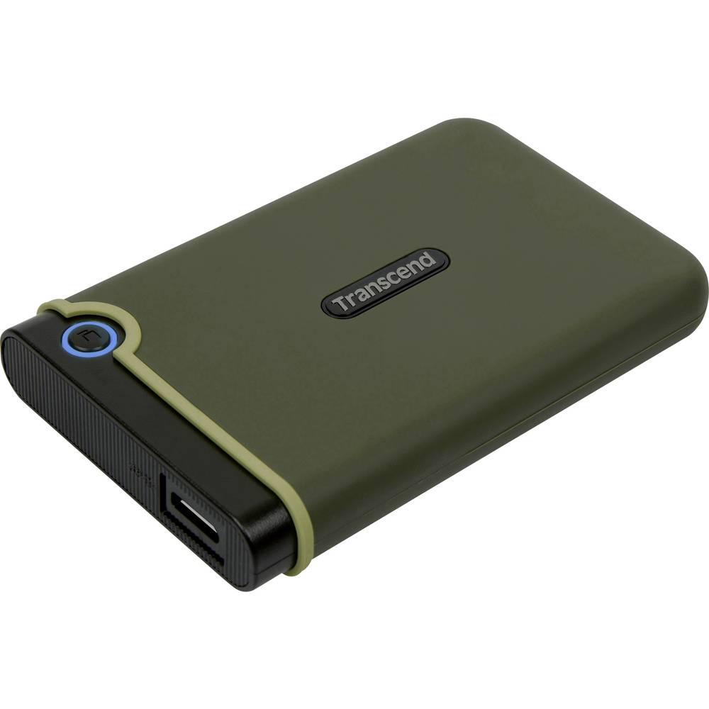 Image of Transcend StoreJetÂ® 25M3G 1 TB 25 external hard drive USB 32 Gen 2 (USB 31) Army green TS1TSJ25M3G