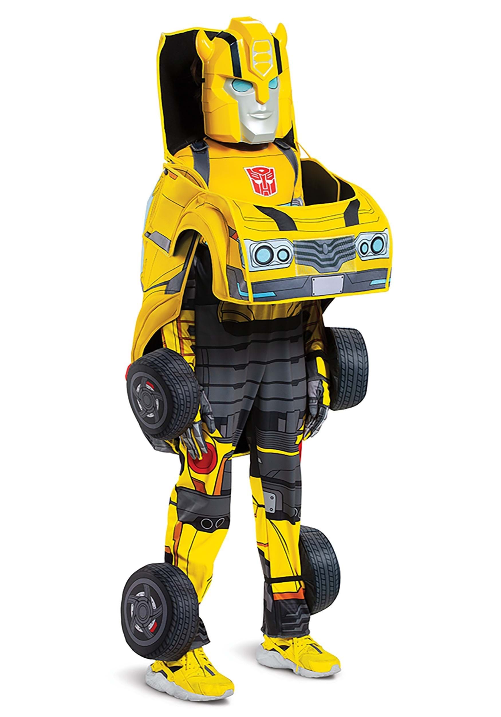 Image of Transformers Bumblebee Converting Halloween Costume for Kids ID DI103509-7/8