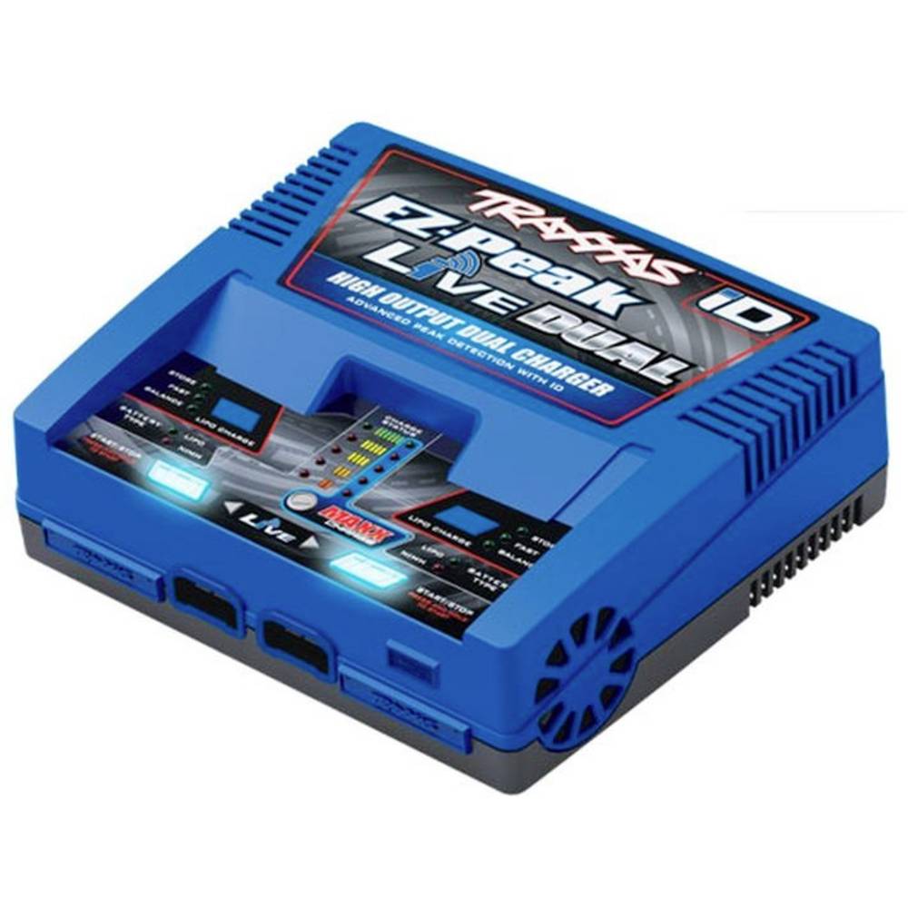 Image of Traxxas EZ-Peak Live Dual Scale model battery charger 26 A LiPolymer NiMH Battery voltage based auto switch-off
