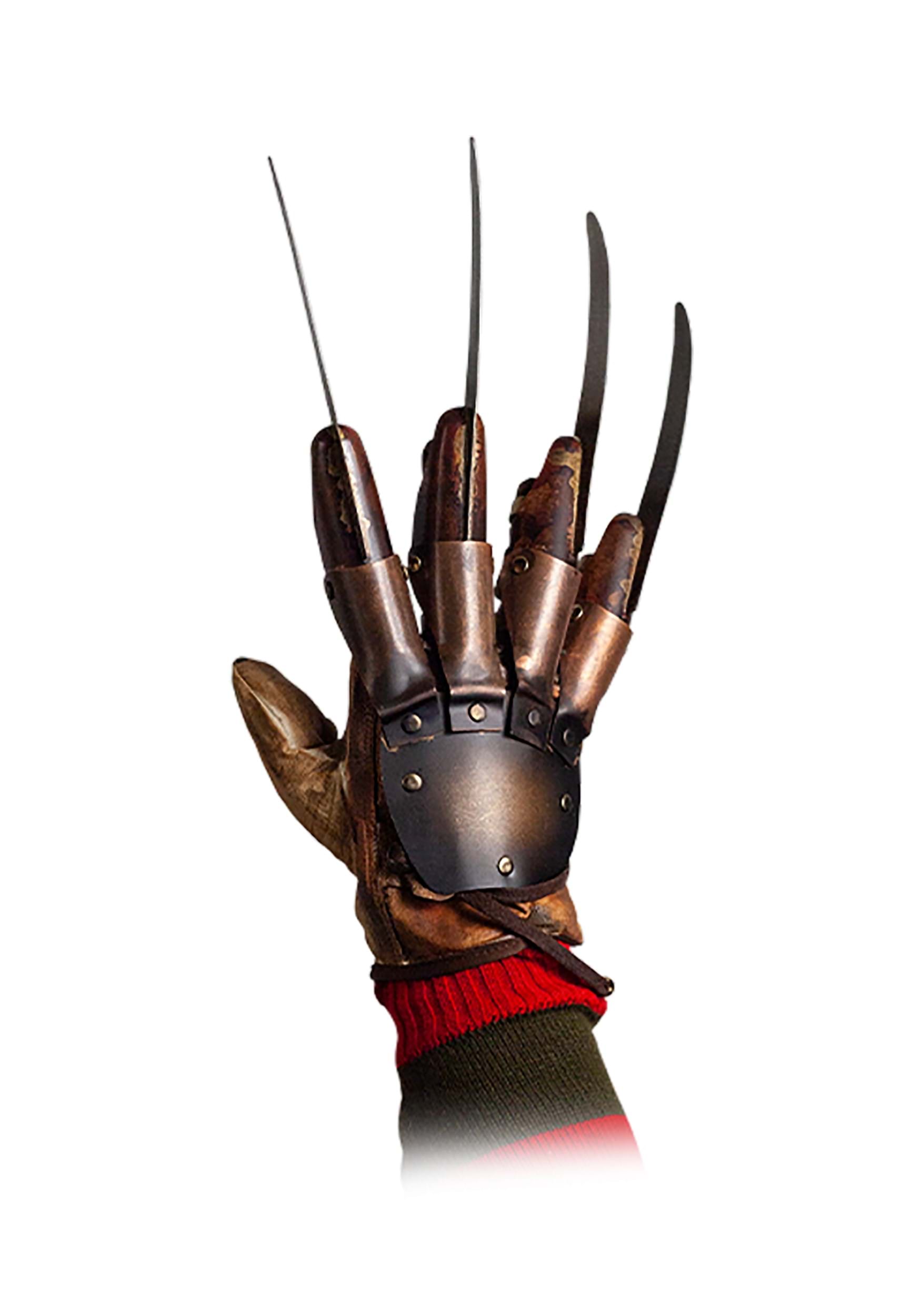Image of Trick or Treat Studios A Nightmare on Elm Street Dream Warriors Freddy Replica Glove | Freddy Krueger Gloves
