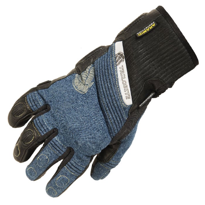 Image of Trilobite 1840 Parado Gloves Ladies Blue Size S ID 8595657814404
