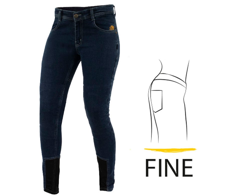 Image of Trilobite 2063 Allshape Fine Fit Ladies Jeans Blue Size 28 EN