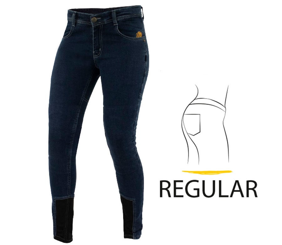 Image of Trilobite 2063 Allshape Regular Fit Ladies Jeans Blue Size 26 EN