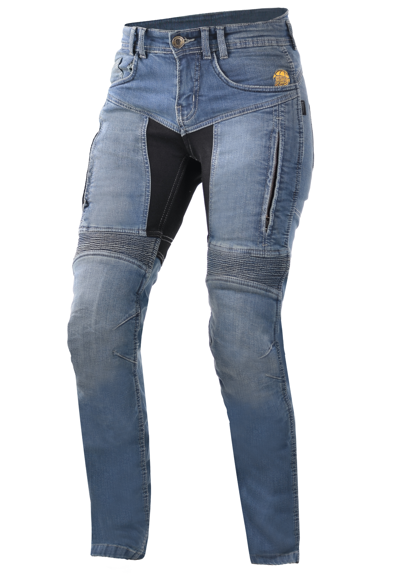 Image of Trilobite 661 Parado Slim Fit Ladies Light Bleu Long Pantalon Taille 28