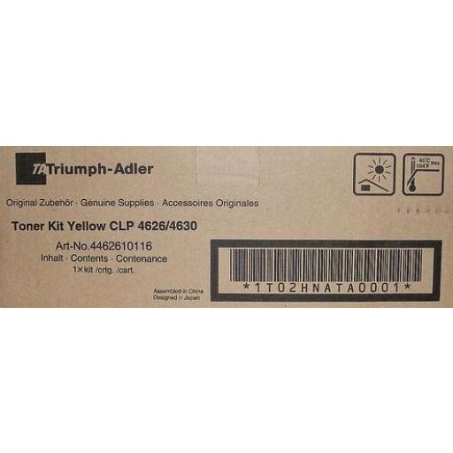 Image of Triumph Adler TK-Y4626 4462610116 žlutý (yellow) originální toner CZ ID 326842