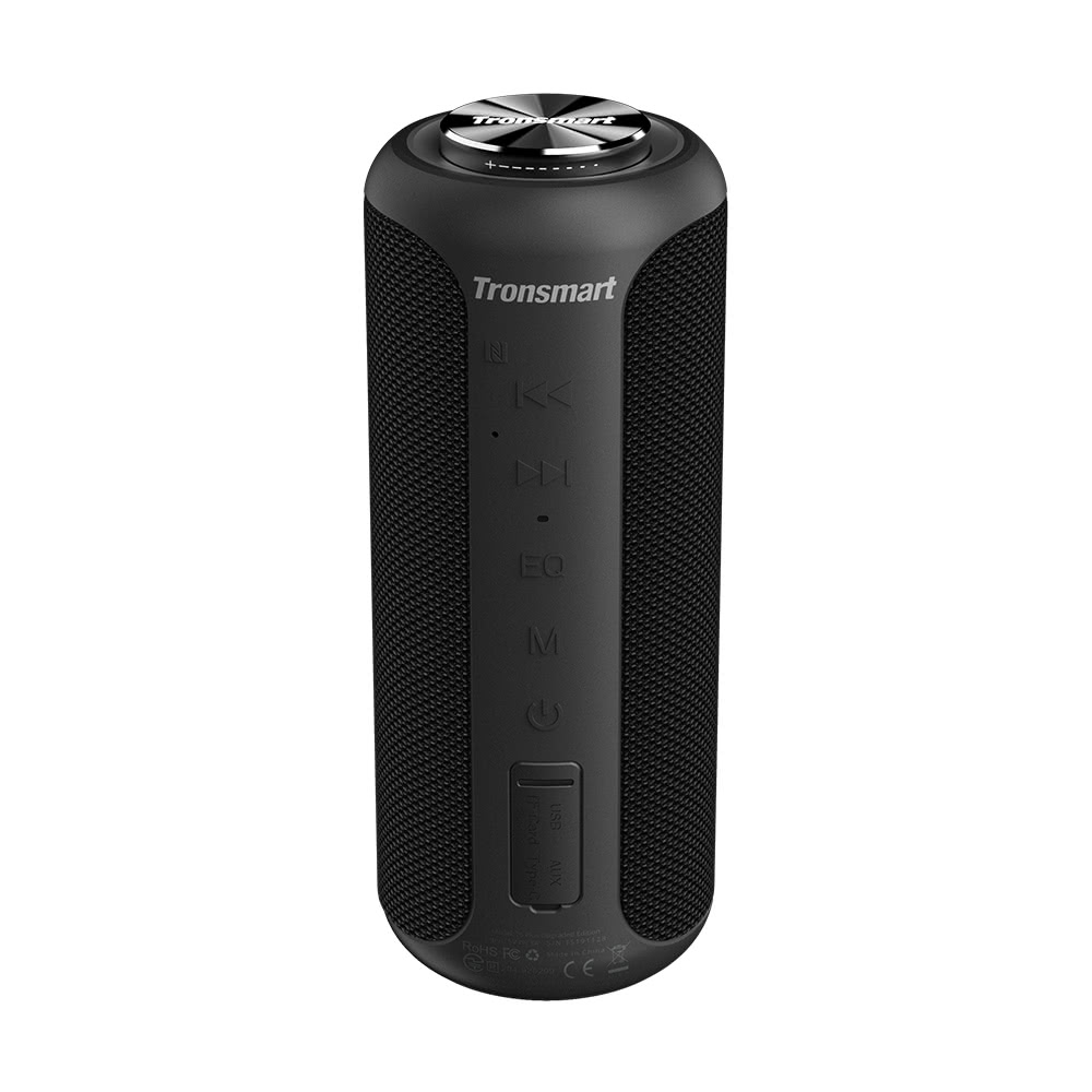 Image of Tronsmart T6 Plus Upgraded Edition Bluetooth 50 40W Speaker NFC Connection 15 Hours Playtime IPX6 USB Charge Out - Black