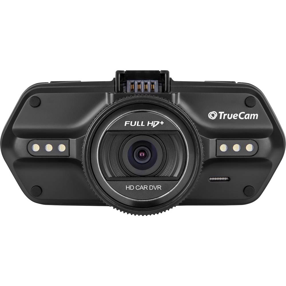 Image of TrueCam A7s Dashcam with GPS Horizontal viewing angle (max)=130 Â° 12 V 24 V Display Microphone Battery