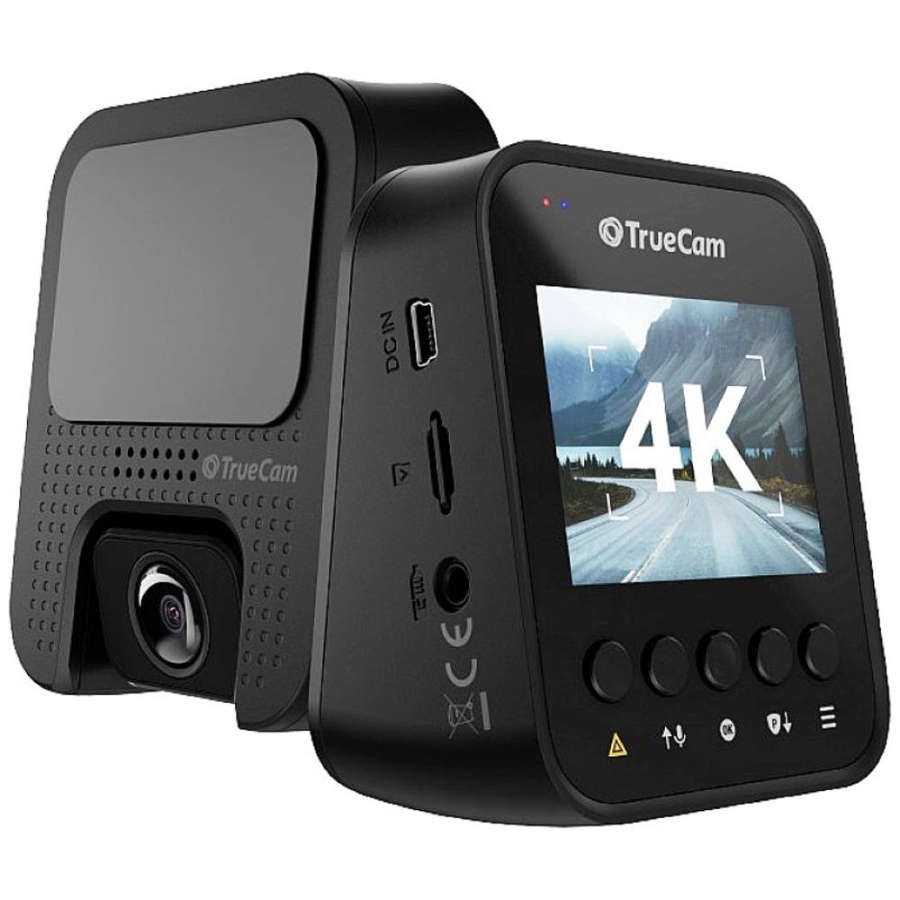 Image of TrueCam H25 Dashcam with GPS Horizontal viewing angle (max)=50 Â° Video time stamp Accelerometer WDR Loop recording